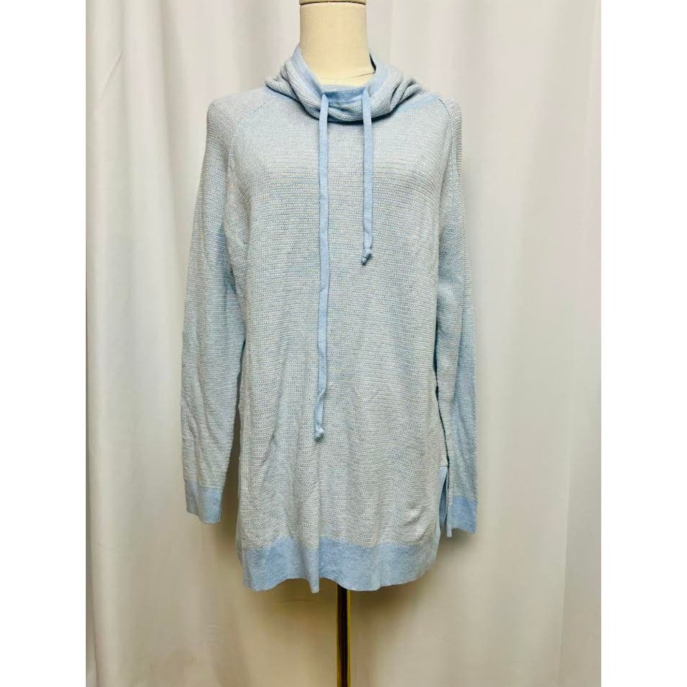 NWT! KINROSS Thermal Drawstring‎ Funnel SKY/BIRCH SMALL
